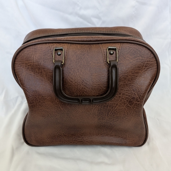 Columbia 300 White Dot 12.6 lbs Silver Swirl Bowling Ball & Talon Leather Case - Picture 12 of 15